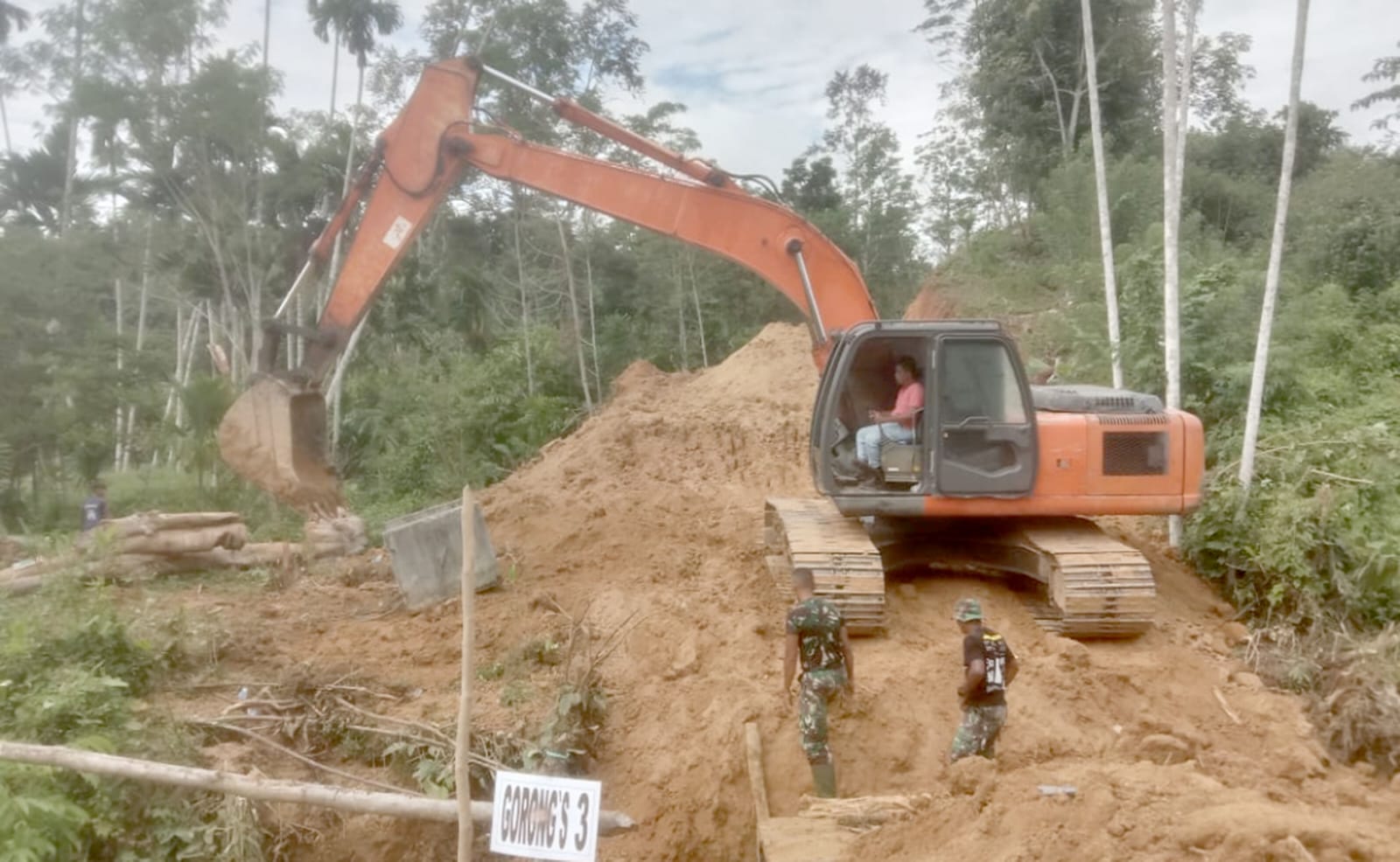 TMMD Ke-115 Kodim Pidie Masuk Tahap Pasang Gorong-gorong