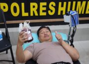 Jelang HUT-71 Humas Polri, Polres Humbahas Gelar Donor Darah