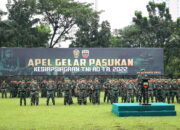 Pangdam I/BB Pimpin Apel Gelar Kesiapsiagaan TNI AD TA 2022