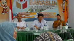 Panwaslih Aceh Singkil Umumkan 33 Nama Anggota Panwaslu Kecamatan, Ini Daftarnya