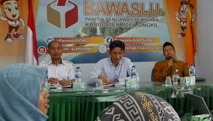 Panwaslih Aceh Singkil Umumkan 33 Nama Anggota Panwaslu Kecamatan, Ini Daftarnya