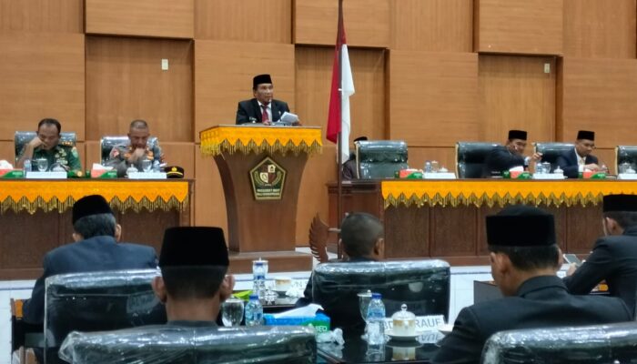 Ketua DPRK Pidie Buka Rapat Pembahasan Rancangan Qanun APBK Pidie 2023
