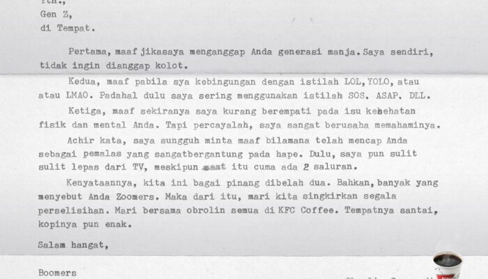 Rayakan Sumpah Pemuda, KFC Coffe “Damaikan” Gen Z dan Boomers