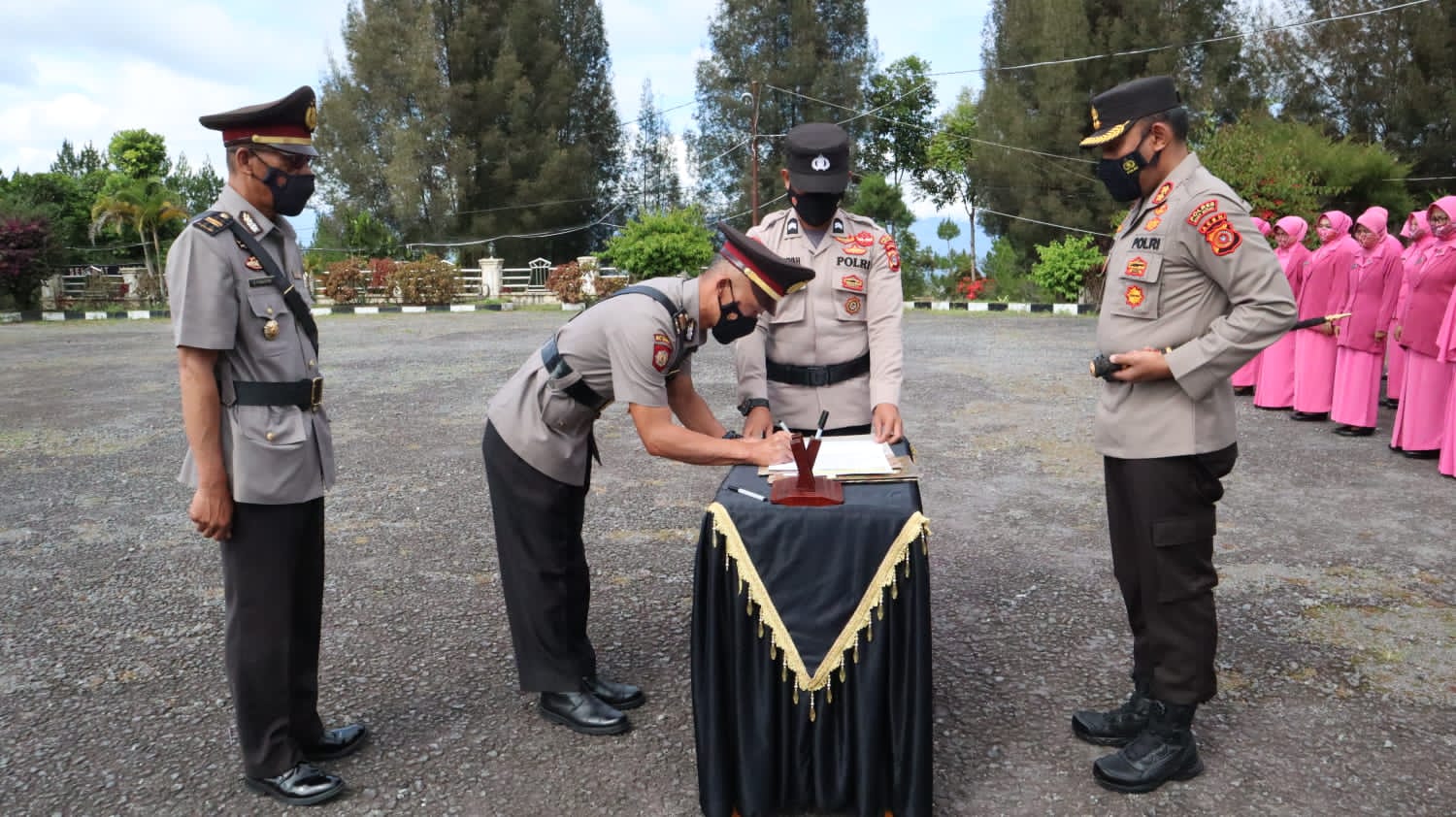 Kapolres Bener Meriah Pimpin Sertijab Wakapolres dan Sejumlah Pejabat Utama