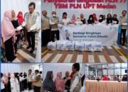 Sambut HLN Ke-77, PLN UIP3BS UPT Medan Salurkan Bantuan