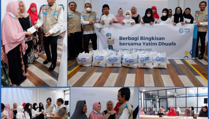 Sambut HLN Ke-77, PLN UIP3BS UPT Medan Salurkan Bantuan
