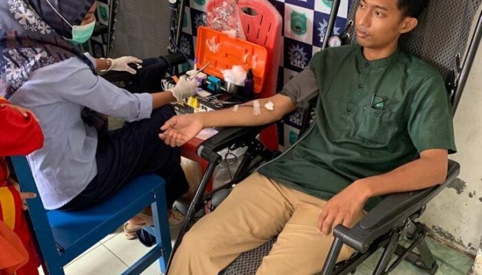 Peringati HSP, SD 2 Muhada Langsa Gelar Donor Darah