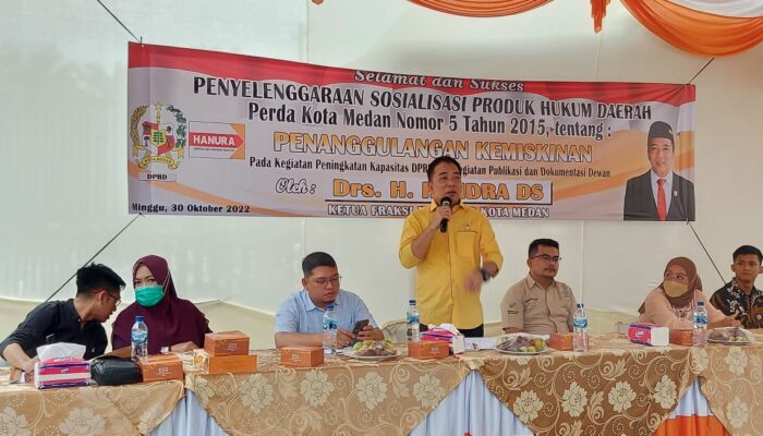 Warga Miskin Bertambah, Hendra DS Minta Pemko Medan Serius Terapkan Perda Penanggulangan Kemiskinan