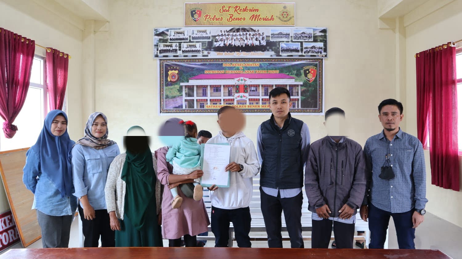 Satreskrim Polres Bener Meriah Mediasi Perdamaian Kasus KDRT