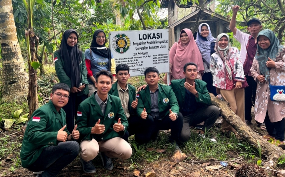 Empat Dosen USU Gelar LPPM Di Kelompok Tani Pendawa Empat Dosen USU Gelar LPPM Di Kelompok Tani Pendawa