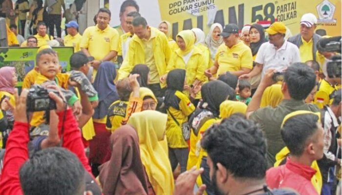 Lepas 70 Ribu Peserta Jalan Sehat, Ijeck: Bukti Golkar Dekat Dengan Masyarakat