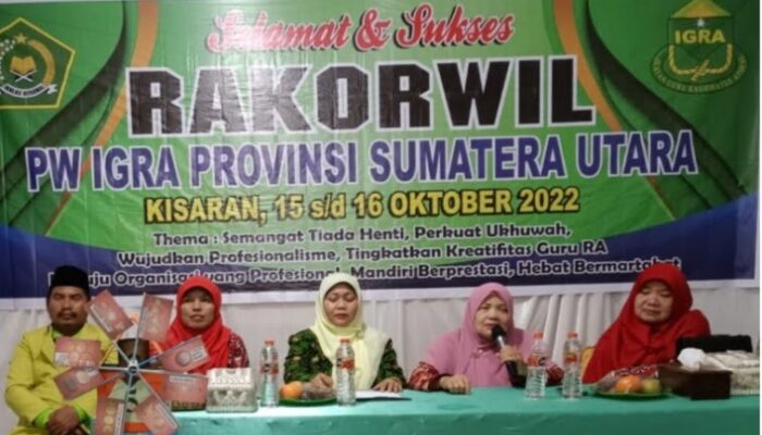 IGRA Sumut Gelar Rakorwil Dan Lomba Untuk Guru RA