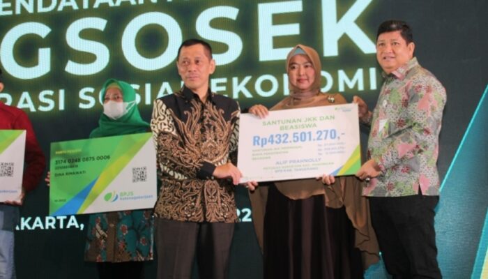 Petugas Regsostek BPS Ikut BPJS Ketenagakerjaan