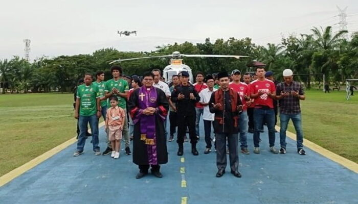 Kenang Tragedi Kanjuruhan, Yon-A Satbrimob Polda Sumut Gelar Doa Bersama