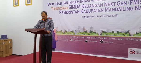 Bank Sumut - Pemkab Madina Sosialisasi FMIS