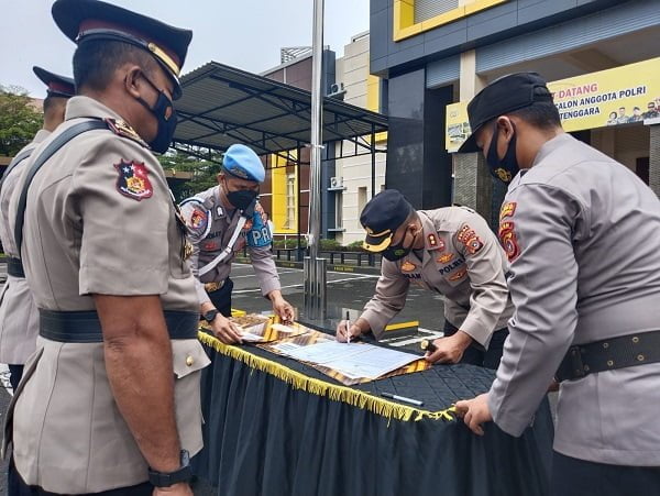 Kapolres Agara Pimpin Sertijab Kasat Dan Para Kapolsek