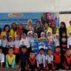 Mahasiswa KKN-T MBKM FKIP UNA foto bersama siswa SD Negeri 014672 Tanjung Alam saat melakukan peningkatan media pembelajaran dengan media Linubi. Waspada/Ist