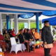 Pj Wali Kota Langsa, Ir. Said Mahdum Majid saat memperingati Hari Ulang Tahun Ke-21 Kota Langsa Tahun 2022 di Lapangan Merdeka Langsa, Senin (17/10). Waspada/dede