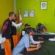 Tim verifikasi faktual yang dipimpin Ketua KIP Aceh Selatan, Saiful Bismi saat verifikasi faktual PAS Aceh. Waspada/Faisal
