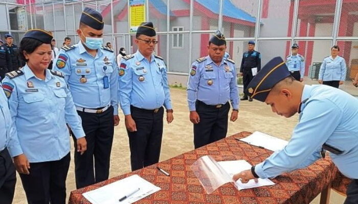 Rutan Kabanjahe Ikrar Netralitas Dan Tandatanganan Pakta Integritas