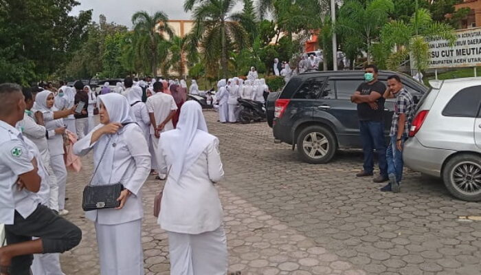 Nakes RSUD Cut Meutia Belasan Tahun Bekerja Tidak Terima SK BLUD
