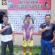 Tersangka penganiayaan disertai perampasan HP inisial RA diapit team Unit Reskrim Polsek NA IX-X. Waspada/Ist.