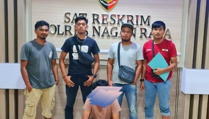 Diduga Mencuri, Seorang Pemuda Diamankan Sat Reskrim Polres Nagan Raya