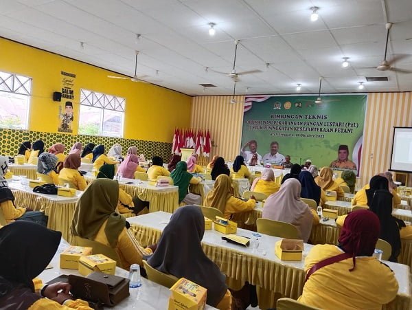 Ditjen Holtikultura Kembali gelar Bimtek KWT di kantor Golkar Aceh Tenggara. Waspada/Seh Muhammad Amin