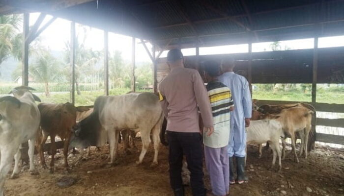 Bhabinkamtibmas Agara Sosialisasi PMK