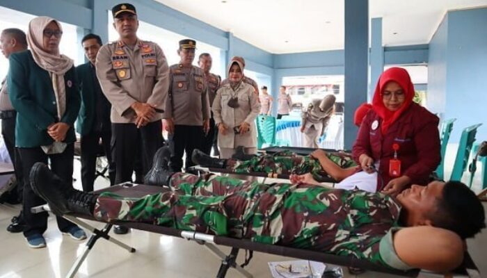 HUT Ke-71, Humas Polres Agara Gelar Donor Darah