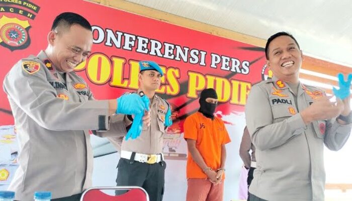 Polres Pidie Ubah Pesulap Hijau Jadi Orange