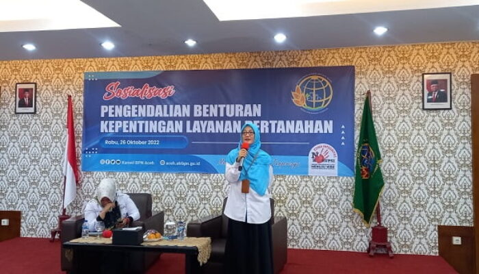 Ombudsman Aceh Sosialisasikan Benturan Kepentingan Layanan Pertanahan