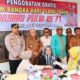 Polres Agara gelar pengobatan gratis dalam rangka HUT ke-71 Humas Polri. Waspada.id/Ist