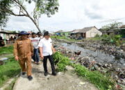 Tanggap Banjir, Bupati Batubara Tinjau Kondisi Drainase
