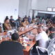 Pemkab Toba gelar rapat bersama Forkopimda dengan warga Tungko ni Solu dan TPL bahas penyelesaian sengeketa lahan. Waspada/Ist