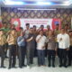 Badan Kesbangpol Kota Langsa saat menggelar sosialisasi penyelenggaraan pemilu bagi pemilih pemula dengan tema partisipasi pemilu meningkatkan kualitas demokrasi di aula Badan Kesbangpol Kota Langsa, Rabu (12/10). Waspada/dede