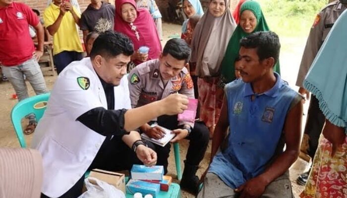 Pasca Banjir, Urkes Polres Gelar Layanan Kesehatan Gratis