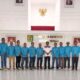 Bupati Sergai H. Darma Wijaya bersama pengurus PWI Sergai. Waspada/Ist