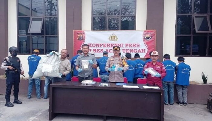 Polres Aceh Tengah Ringkus 18 Tersangka Kasus Narkoba