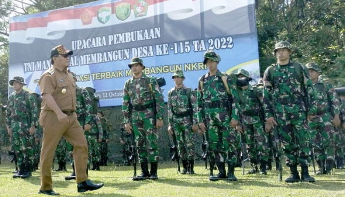 Pj Bupati Pidie Pimpin Upacara Pembukaan TMMD Ke-115 Di Tiro