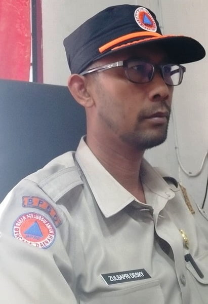Sekretaris BPBD Agara, Zulsapri Desky. Waspada/Seh Muhammad Amin