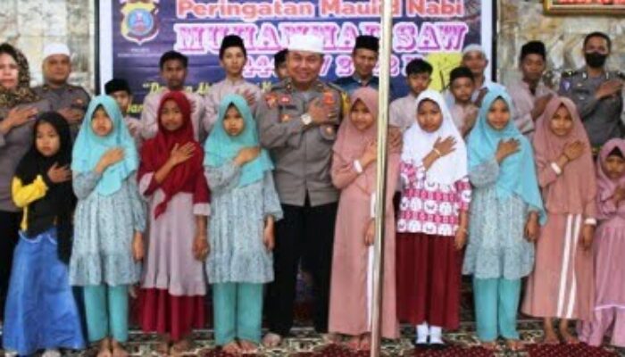 Wakapolres P.Siantar Gelar Maulid Nabi