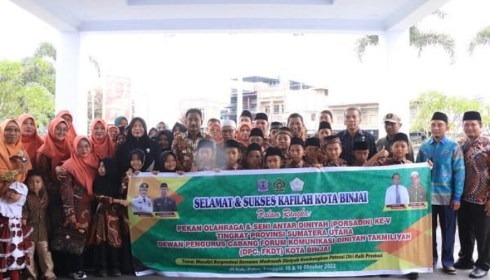 Wali Kota Binjai Melepas Peserta Porsadin FKDT Kota Binjai