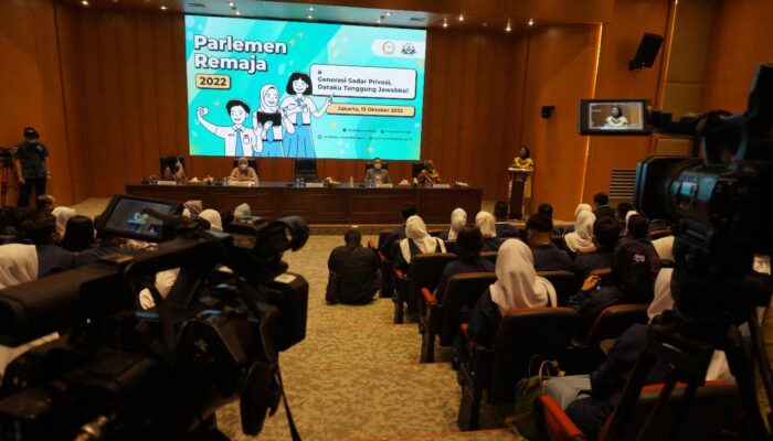 Parlemen Remaja Angkat Tema ‘Generasi Sadar Privasi, Dataku Tanggung Jawabku’.