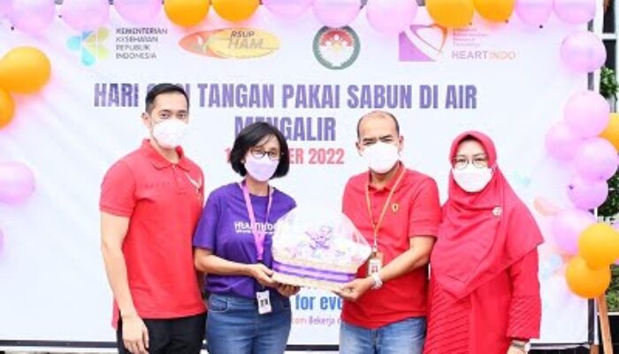 HeartIndo Kampanyekan Cuci Tangan Pakai Sabun
