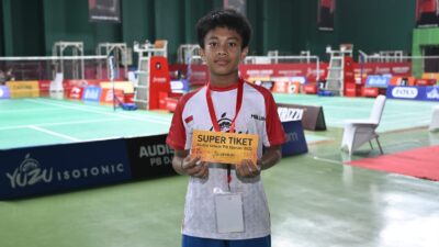 50 Pebulutangkis Belia Raih Super Tiket PB Djarum 50 Pebulutangkis Belia Raih Super Tiket PB Djarum