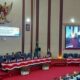 RAPAT paripurna Pandangan Fraksi terhadap penjelasan pengusulan DPRD Kota Medan atas Ranperda Perlindungan dan Pengembangan UMKM pada rapat paripurna di DPRD Kota Medan, Selasa (18/10). Waspada/Yuni Naibaho