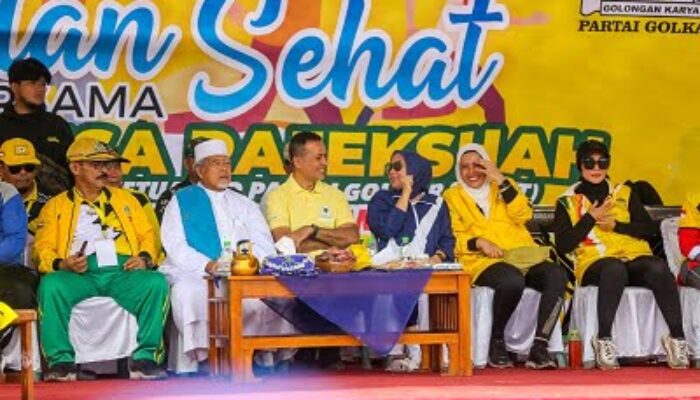 80 Ribu Warga Sumut Akan Ramaikan Jalan Sehat HUT Ke 58 Golkar