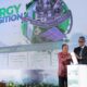 Direktur Utama PLN Darmawan Prasodjo dalam rangkaian acara Energy Transition Day di Bali sekaligus memamerkan dua proyek PLTS yang masuk ke dalam sistem kelistrikan di Bali.