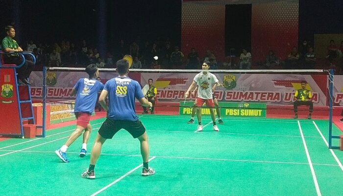 Pebulutangkis Medan Dominasi Perempatfinal